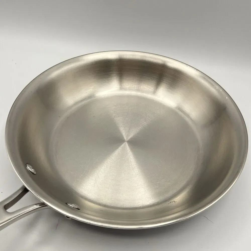 Tramontina Gourmet Tri-Ply Clad Stainless Steel Frying Pan 8in Silver